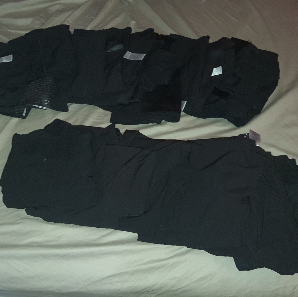 Black scrubs small and x small